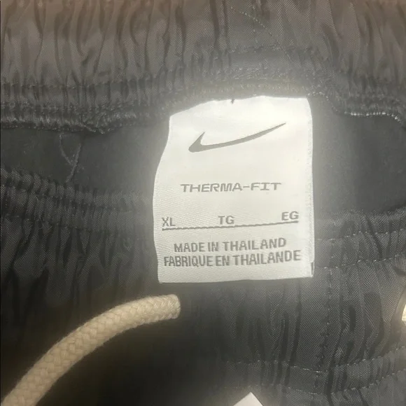 Nike Black Jogger Pants with White Detailing - Picture 3 of 3